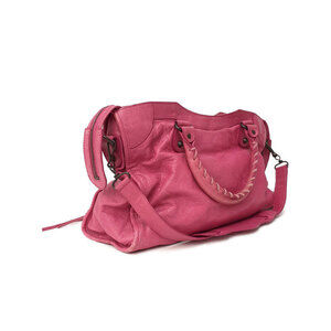 Balenciaga Leather Shoulder The City Bag